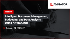 Intelligent Document Management, Budgeting and Data Analysis Using NAVIGATOR | Archman Events